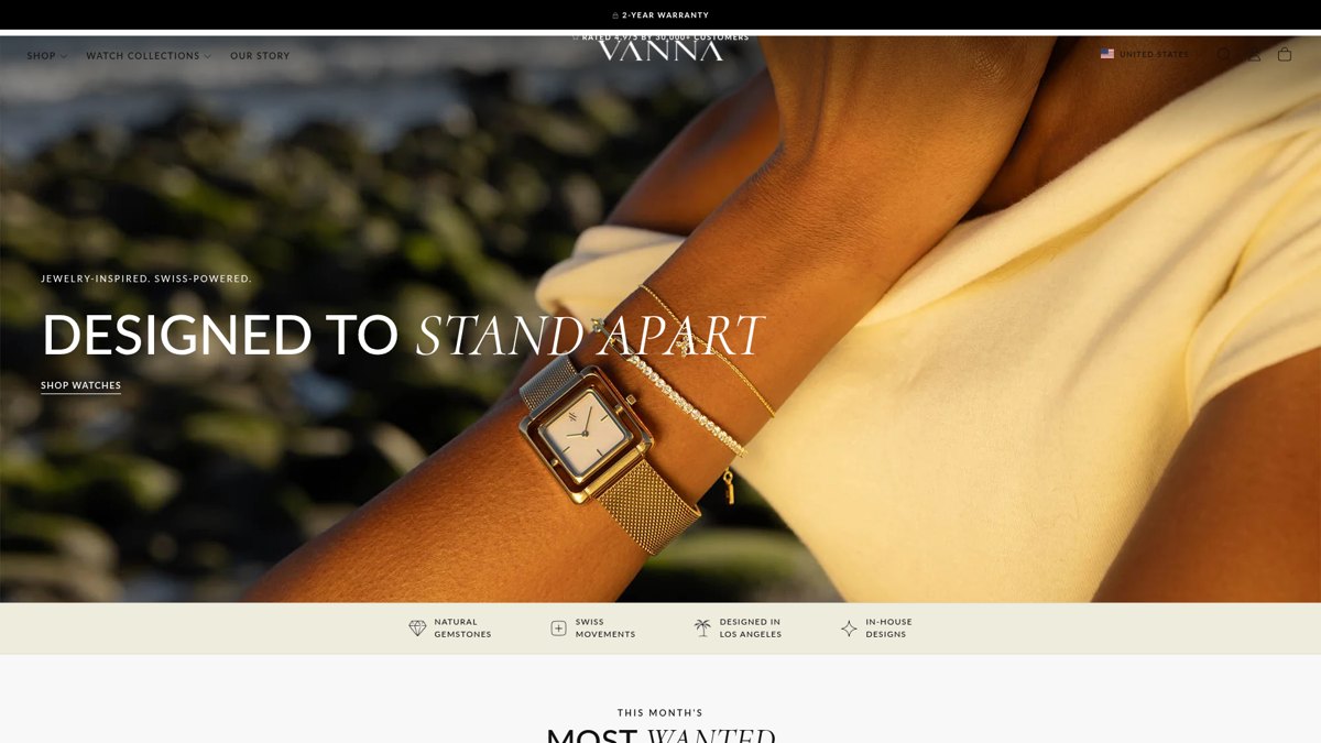 Vanna.la: a premium ecommerce storefront